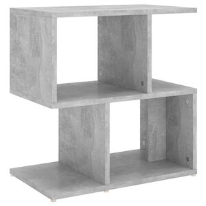 vidaXL betonsz&uuml;rke szerelt fa &eacute;jjeliszekr&eacute;ny 50 x 30 x 51,5 cm