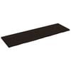 vidaXL s&ouml;t&eacute;tbarna kezelt t&ouml;m&ouml;r fa f&uuml;rdőszobai pult 200x60x(2-4) cm