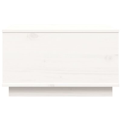 vidaXL fehér tömör fenyőfa dohányzóasztal 60 x 50 x 35 cm