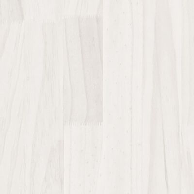 vidaXL fehér tömör fenyőfa ágykeret 180 x 200 cm (6FT Super King)