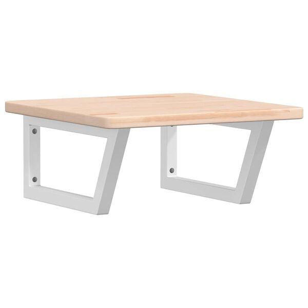 vidaXL ac&eacute;l &eacute;s t&ouml;m&ouml;r t&ouml;lgyfa falra szerelhető mosd&oacute;polc