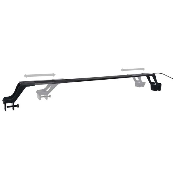 vidaXL k&eacute;k &eacute;s feh&eacute;r LED-l&aacute;mpa akv&aacute;riumhoz szor&iacute;t&oacute;kkal 55 - 70 cm