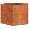 vidaXL rozsda sz&iacute;nű corten ac&eacute;l kerti magas&aacute;gy&aacute;s 129 x 129 x 77 cm