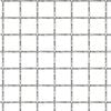vidaXL krimpelt rozsdamentes acél kerti drótkerítés 50x50cm 11x11x2mm