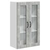 vidaXL Fali &uuml;veges szekr&eacute;ny LUCCA Betonsz&uuml;rke 60 x 31 x 100 cm