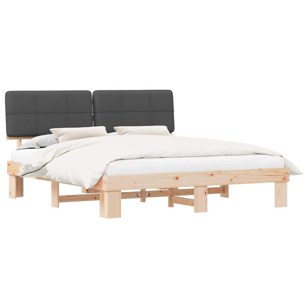 vidaXL &Aacute;gykeret K&aacute;rpitozott Fejt&aacute;ml&aacute;val S&ouml;t&eacute;tsz&uuml;rke 180 x 200 cm