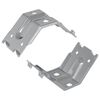 vidaXL Konzol 2 Horganyzott 106 x 55 x 1,5mm Ac&eacute;l