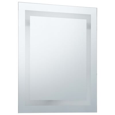 vidaXL LED-es fürdőszobai tükör érintésérzékelővel 60 x 80 cm