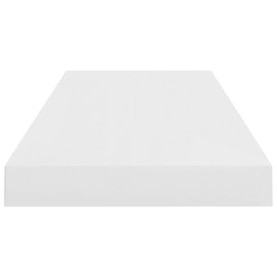 vidaXL magasfényű fehér MDF lebegő fali polc 60 x 23,5 x 3,8 cm