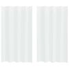 vidaXL Voile F&uuml;gg&ouml;ny 2 db Feh&eacute;r 175 x 140 cm Poli&eacute;szter