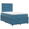 vidaXL Boxspring &aacute;gy matraccal fejt&aacute;ml&aacute;val K&eacute;k 120 x 200 cm B&aacute;rsony