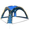 vidaXL k&eacute;k rendezv&eacute;nys&aacute;tor LED-del &eacute;s 4 oldalfallal 3,6 x 3,6 x 2,3 m