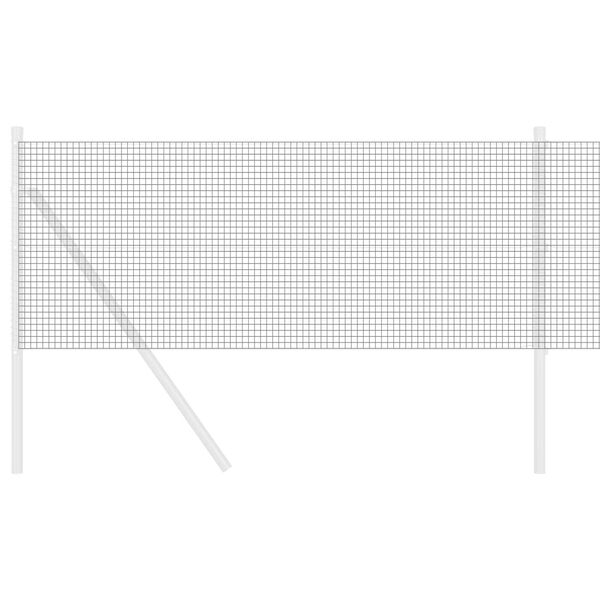 vidaXL Hegesztett Drótháló Kerítés Szürke 0.6 x 50 m Acél