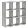 vidaXL betonsz&uuml;rke szerelt fa k&ouml;nyvespolc 102 x 32 x 102 cm