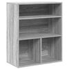 vidaXL k&ouml;nyvszekr&eacute;ny sz&uuml;rke sonoma 60x30x71,5 cm szerelt fa