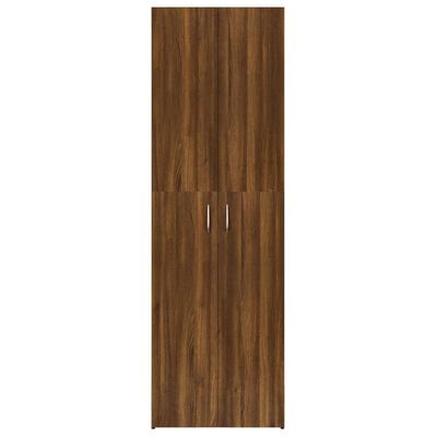 vidaXL barna tölgy színű szerelt fa irodaszekrény 60 x 32 x 190 cm