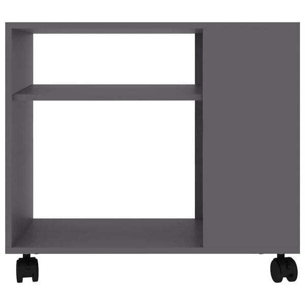 vidaXL szürke szerelt fa kisasztal 70 x 35 x 55 cm