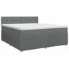 vidaXL Boxspring &aacute;gy matraccal S&ouml;t&eacute;tsz&uuml;rke 160 x 200 cm Sz&ouml;vet