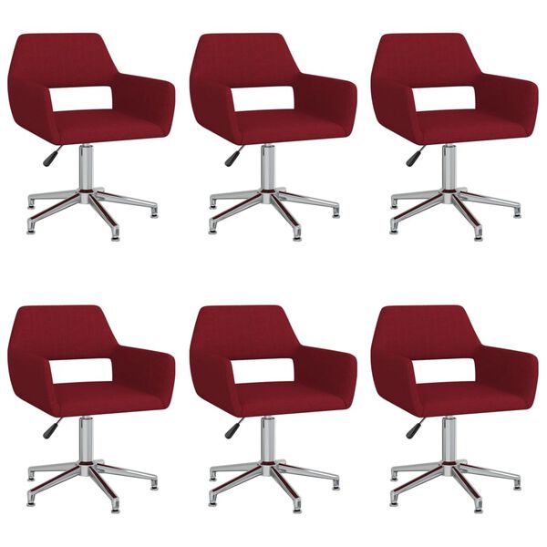 vidaXL 6 db bord&oacute; sz&ouml;vet forg&oacute; &eacute;tkezősz&eacute;k