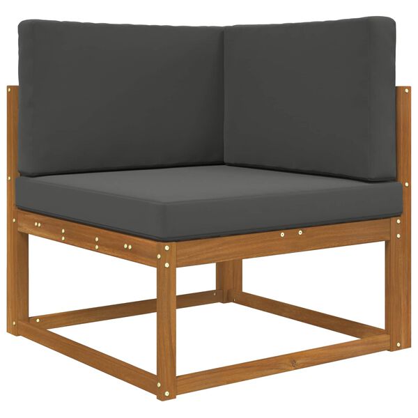 vidaXL K&uuml;lt&eacute;ri kanap&eacute; p&aacute;rna 3 pcs Antracit Poli&eacute;szter