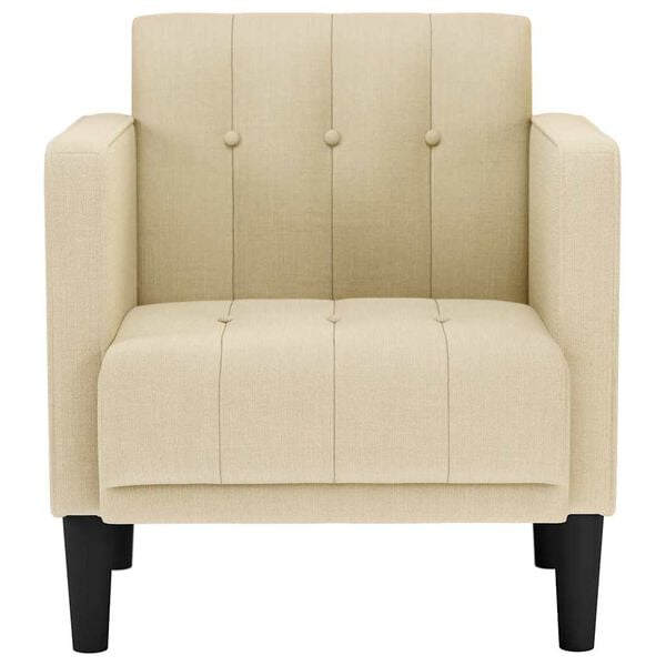 vidaXL kr&eacute;m sz&ouml;vet kanap&eacute;sz&eacute;k karf&aacute;s sz&eacute;k 53 cm