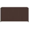 vidaXL barna polyrattan kerti tárolóláda 120 x 50 x 60 cm