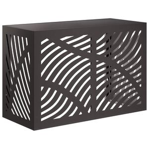 vidaXL L&eacute;gkondicion&aacute;l&oacute; Takar&oacute; Fekete 90 x 40 x 60 cm Ac&eacute;l