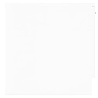 vidaXL 2 db magasfényű fehér éjjeliszekrény 40 x 39 x 40 cm
