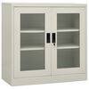 vidaXL vil&aacute;gossz&uuml;rke ac&eacute;l irodai szekr&eacute;ny 90 x 40 x 90 cm