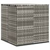 vidaXL sz&uuml;rke polyrattan kerti p&aacute;rnatart&oacute; doboz 100 x 97,5 x 104 cm