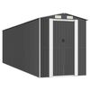 vidaXL antracitsz&uuml;rke horganyzott ac&eacute;l kerti f&eacute;szer 192 x 689 x 223 cm