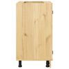 vidaXL Cabinet ajt&oacute;val SKI M&eacute;zes Barna 60 x 46 x 81,5 cm T&ouml;m&ouml;r fenyőfa