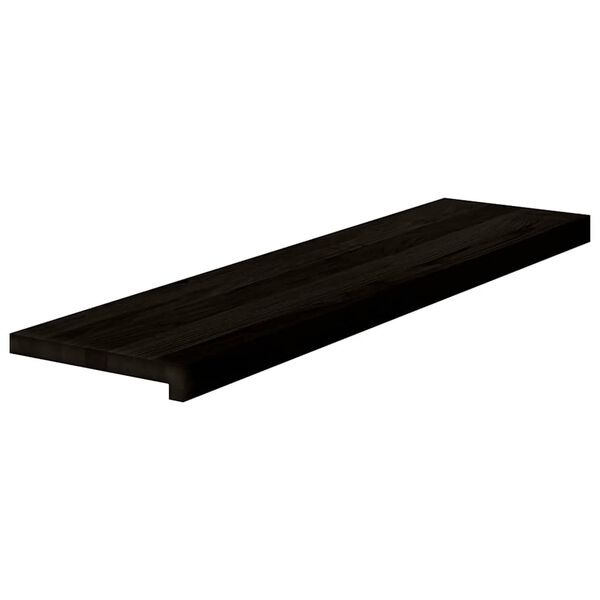 vidaXL l&eacute;pcsőfokok 2 db S&ouml;t&eacute;tbarna 100x30x2 cm t&ouml;m&ouml;r fa t&ouml;lgyfa