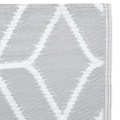 vidaXL szürke polipropilén kültéri szőnyeg 80 x 150 cm