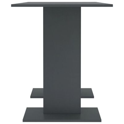 vidaXL szürke szerelt fa étkezőasztal 110 x 60 x 75 cm