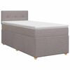 vidaXL Boxspring &aacute;gy matraccal fejt&aacute;ml&aacute;val T&oacute;psz&iacute;nű 90 x 190 cm Sz&ouml;vet