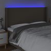 vidaXL t&oacute;psz&iacute;nű sz&ouml;vet LED-es fejt&aacute;mla 183x16x118/128 cm
