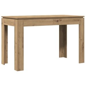 vidaXL &Eacute;tkezőasztal k&eacute;zműves t&ouml;lgy 120x60x76 cm műszaki fa