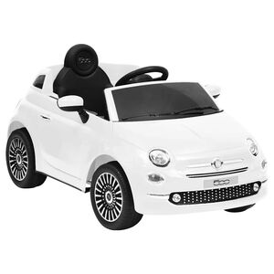 vidaXL feh&eacute;r elektromos gyerek aut&oacute; Fiat 500