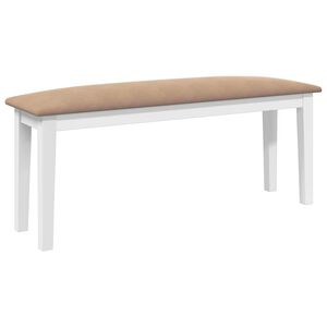 vidaXL feh&eacute;r t&ouml;m&ouml;rfa gumib&oacute;l pad 110 cm