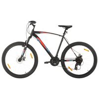 vidaXL 21 sebességes fekete mountain bike 29 hüvelykes kerékkel 53 cm