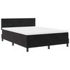 vidaXL LED Box Spring &Aacute;gy fejt&aacute;ml&aacute;val Fekete 140 x 190 cm B&aacute;rsony