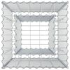 vidaXL Gabion emelt &aacute;gy Ez&uuml;st 50 x 50 x 80 cm Horganyzott ac&eacute;l