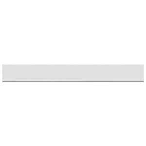 vidaXL Ablakp&aacute;rk&aacute;ny Feh&eacute;r 60 x 10 x 4,5 cm PVC