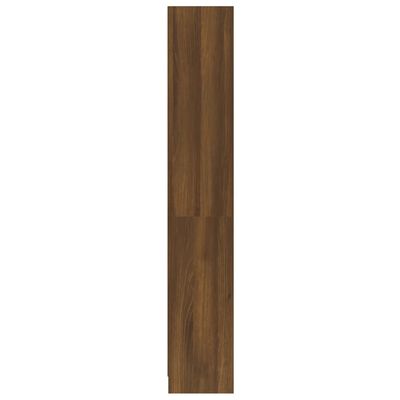 vidaXL 4 szintes barna tölgyszínű fa könyvszekrény 60 x 24 x 142 cm