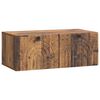 vidaXL Fali TV szekr&eacute;ny Antik Fa 78,5 x 41 x 30 cm Szerelt Fa