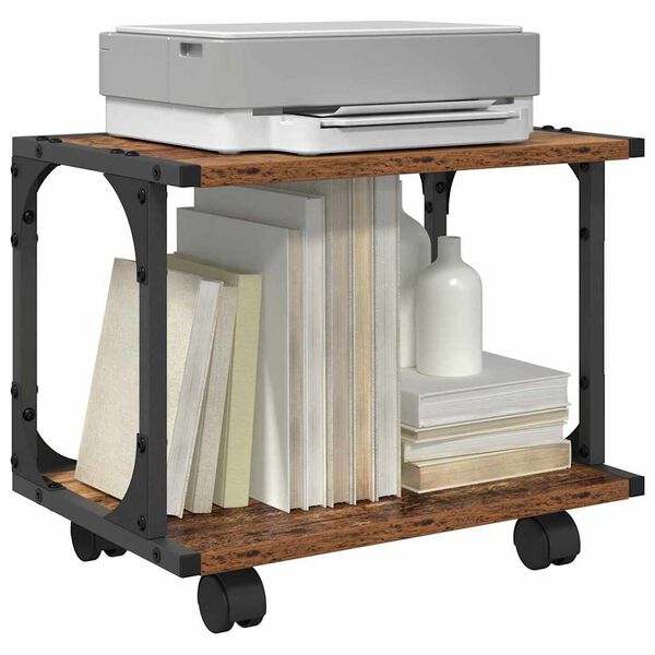 vidaXL Nyomtat&oacute;&aacute;llv&aacute;ny &Ouml;reg fa 41 x 28 x 33.5 cm Faanyag