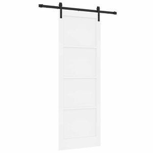 vidaXL Cs&uacute;sz&oacute; ajt&oacute; Feh&eacute;r 83 x 232 cm T&ouml;m&ouml;r Fenyőfa