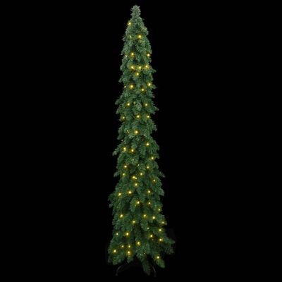 vidaXL megvilágított műkarácsonyfa 100 LED-del 180 cm