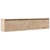 vidaXL 2 db t&ouml;m&ouml;r fenyőfa faliszekr&eacute;ny 80 x 30 x 35 cm
